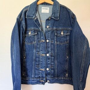 SOLD Old Navy Classic Blue Denim Jacket Blue Jeans large